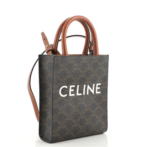 celine vertical cabas tote.